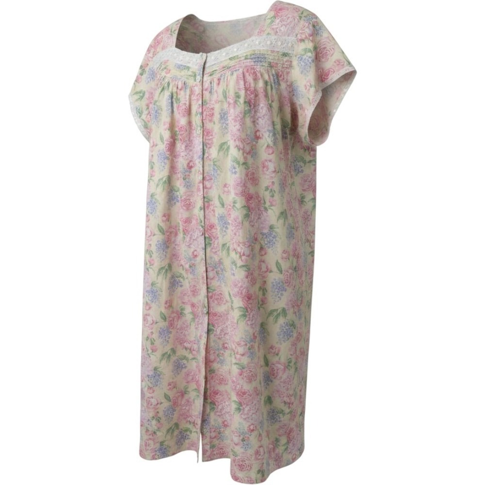 Lanz of Salzburg vintage cotton nightgown house dress 1X cottagecore grandmacore